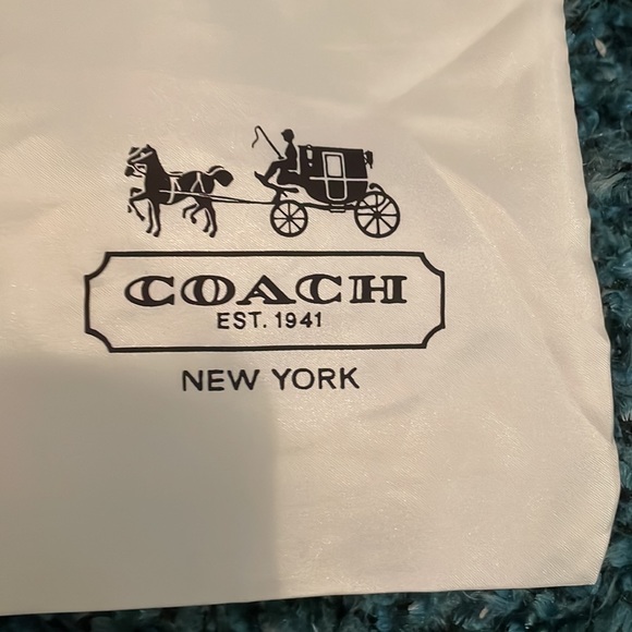 Coach drawstring silk bag - Picture 2 of 4